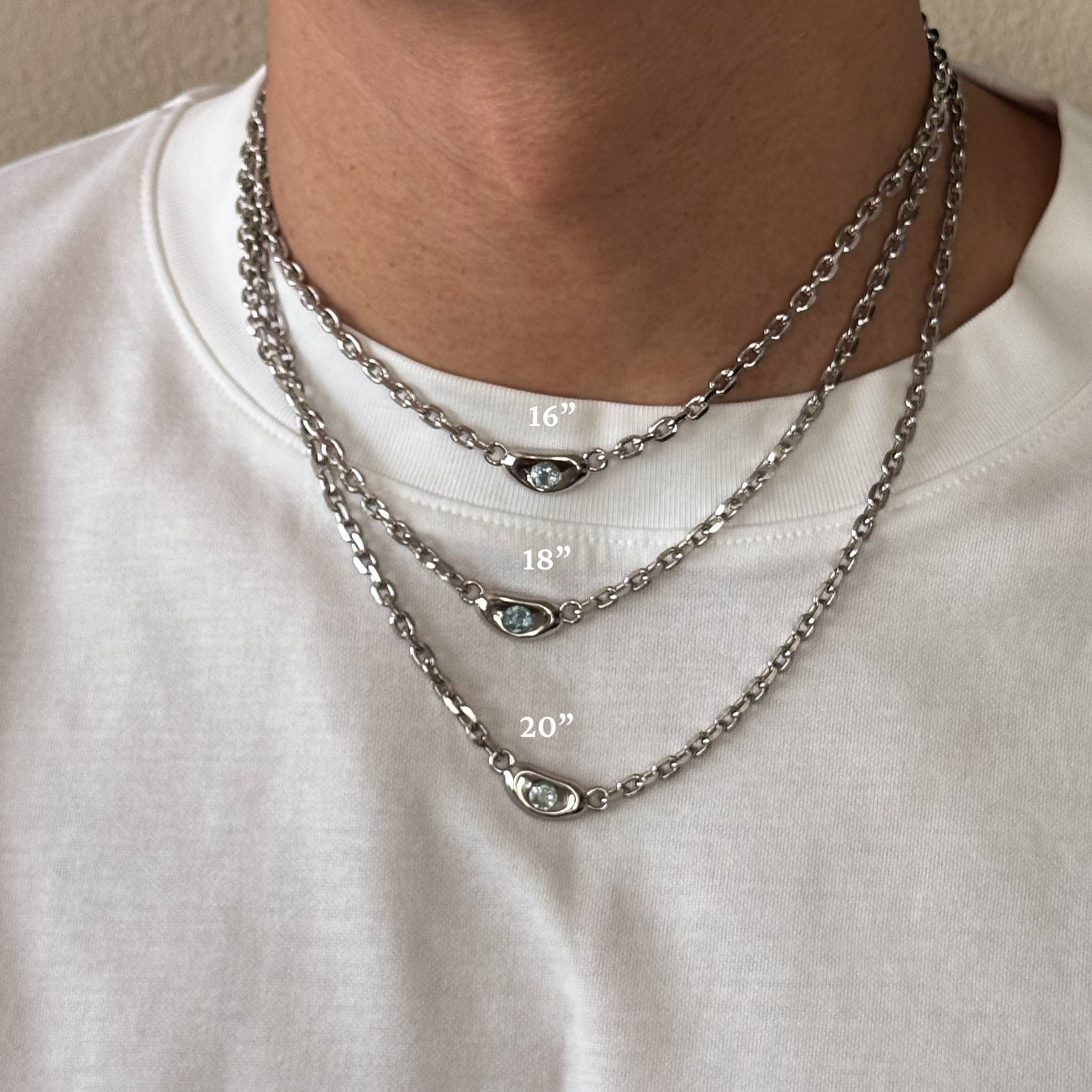 Horizon Chain - Sky Blue Topaz